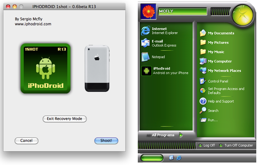 iPhoDroid – Android sur iPhone bientôt disponible sur Windows