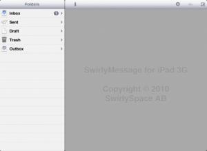 SwirlyMessage : envoyez et recevez des SMS/MMS avec votre iPad 3G