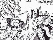 Godzilla contre Kaiju... dessin