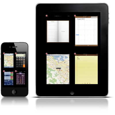 Multifl0w iOS 4 : du multitache visuel.