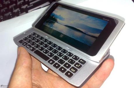 Prototype Nokia N9 écran d'accueil