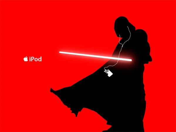 Quand Star Wars fait la pub iPod...