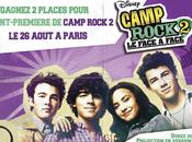 Camp Rock Face dernières places gagner