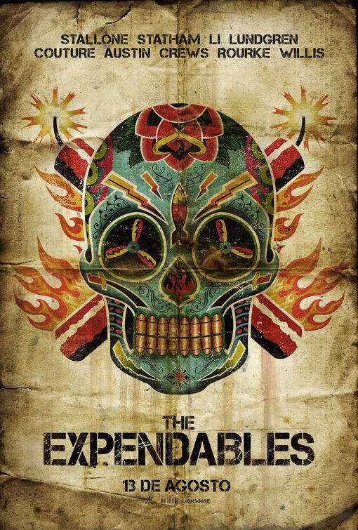 The Expandables : affiche mexicaine mortelle