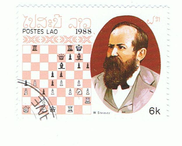Les grands champions du jeu d'échecs en timbres