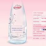 Personnalisez votre bouteille d’Evian !