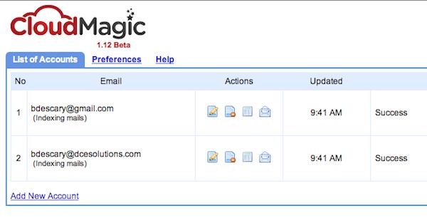 cloudmagic 2 CloudMagic: recherchez simultanément et rapidement sur plusieurs comptes Gmail