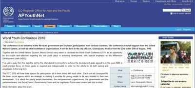 La conférence mondiale de la jeunesse au Mexique