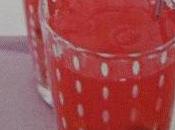 Soupe pétillante rhubarbe