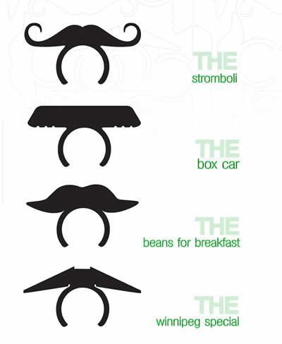 Des moustaches designs et créatives