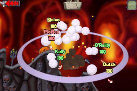 Worms sur Iphone