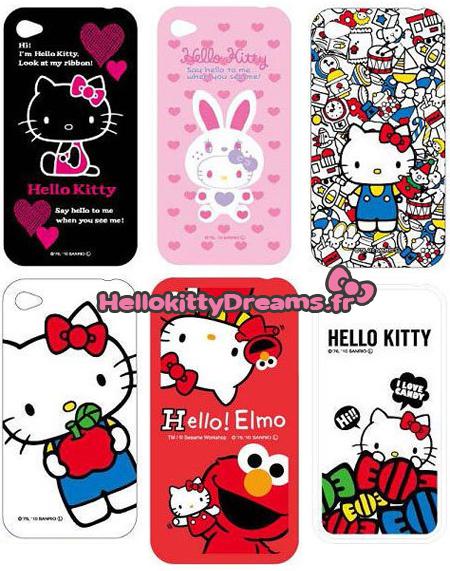 Protections pour Iphone 4 Hello kitty !