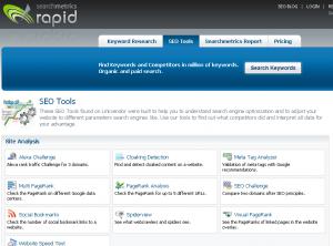 suivre et évaluer son référencement SEO à l'aide de rapid search Metrics