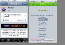 Shortenr 1.0 disponible sous cydia...