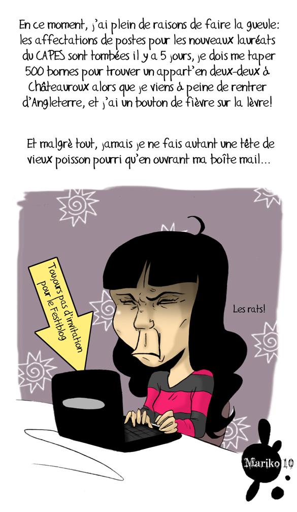 Je vais pas faire semblant de m'en foutre...