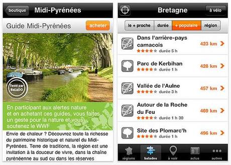 Orange Nature vous propose de découvrir les régions en iPhone...