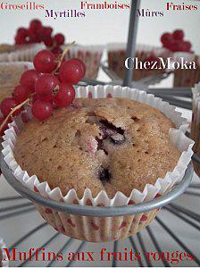 Muffins rouges