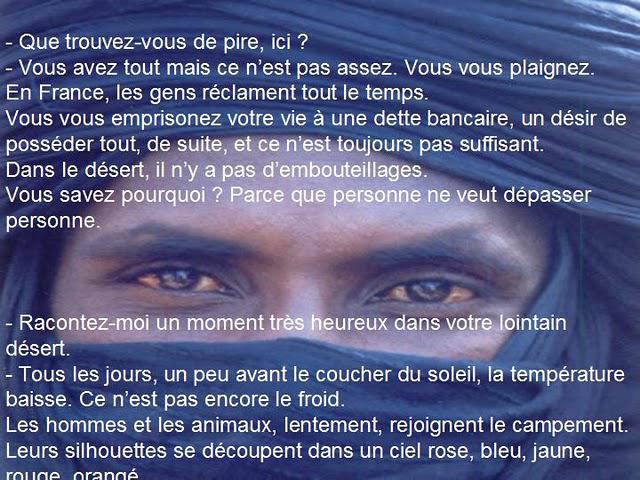touareg dans le texte et en musique aussi
