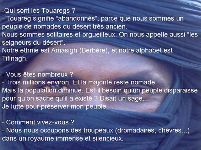 touareg dans le texte et en musique aussi