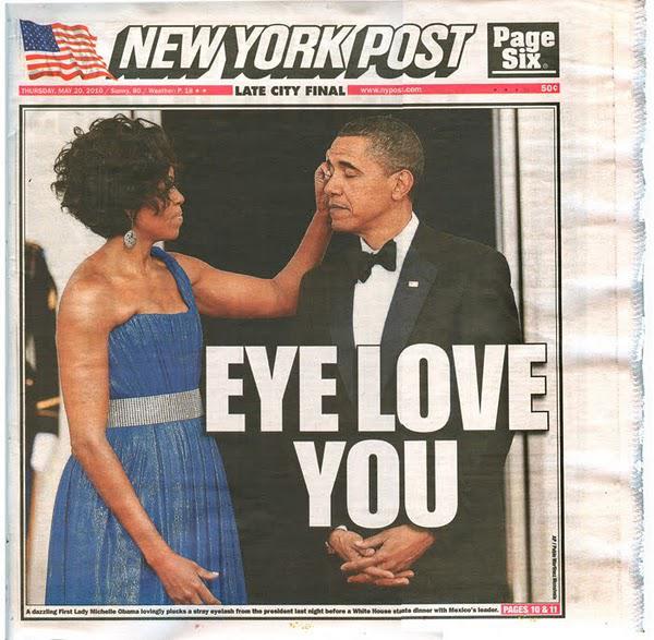 Barack Obama in  the NEW YORK POST