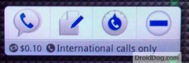 Un nouveau Widget Google Voice dans la Rom du HTC G2