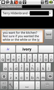 Swiftkey, en libre téléchargement sur android market.