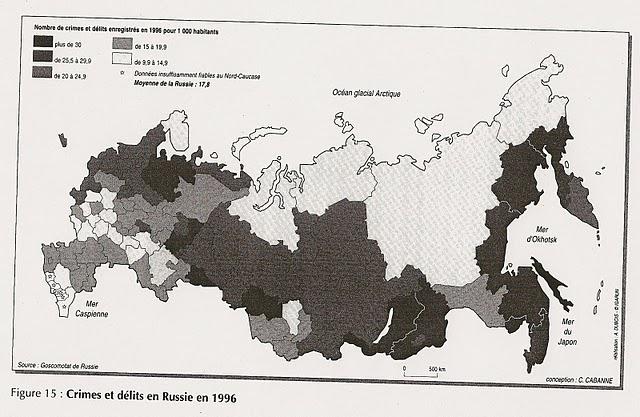 Les territoires de la criminalité en Russie (1) : quelques documents et quelques notes