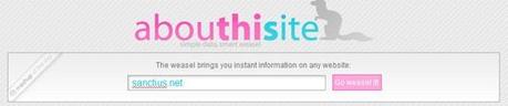 abouthisite Obtenir des informations sur un site ou un blog avec Abouthisite