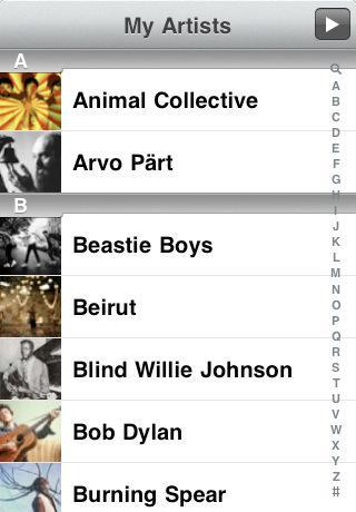 My Artists : toutes les infos sur vos artistes préférés