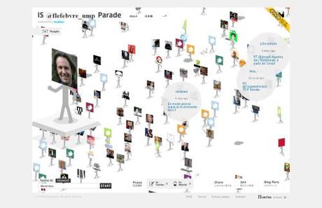 isparade : une manifestation virtuelle à partir de Twitter