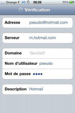 Tuto : configurer Hotmail sur iPhone avec Exchange