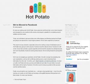 Facebook acquiert Hot Potato, spécialiste de géolocalisation