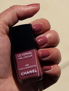 Vernis Chanel n°491 : rose confidentiel
