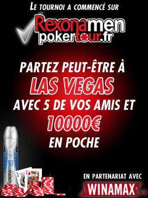 Direction Las vegas avec le Rexonamen poker tour !