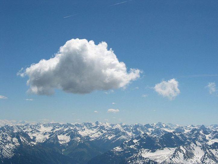 L'IMAGE DU JOUR: Nuage sur les Alpes de Lechtal