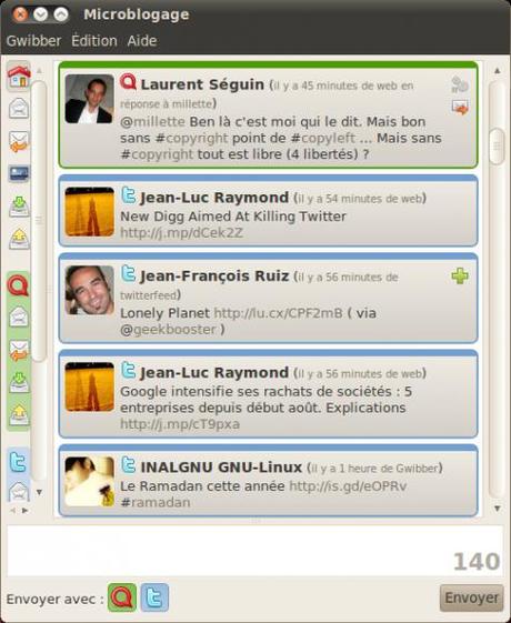 Le bug de rafraîchissement de Gwibber résolu