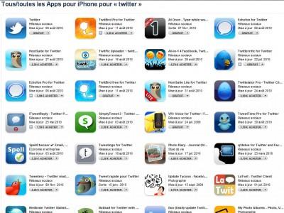 Clients mobile pour Twitter