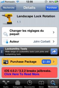 Landscape Lock Rotation : Verrouiller le mode Landscape de l’iPhone