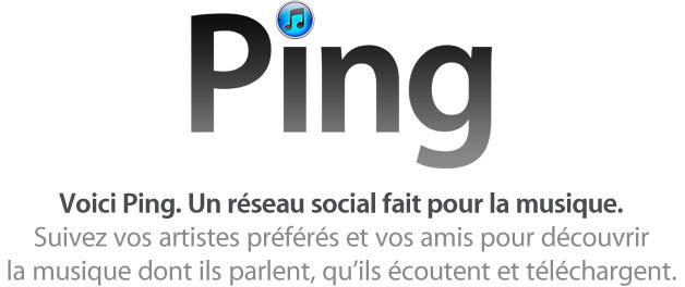 iTunes 10 : Nouveau réseau social Ping