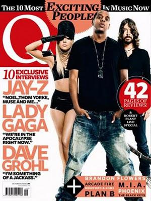 Jay'Z en couverture de Q magazine.