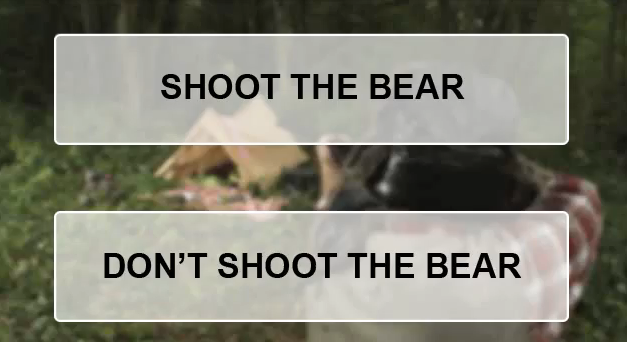 Tipp-Ex - NSFW. A hunter shoots a bear!