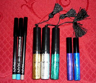 Achats NYX : Gloss, liners et crayons...
