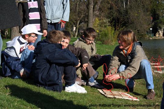 anne maurange et les garçons de l'ecoradeau lapin - photo matthias sorge - paris label 2010