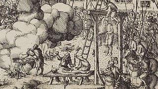La torture par « hanged, draw and quartering » - Angleterre