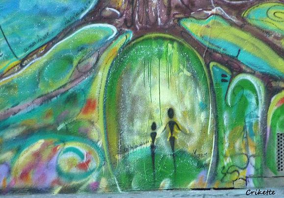 Graffiti Leidyli canal st Martin 5