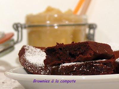 Petits Gâteaux Chocolatés à La Compote De Pommes....
