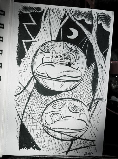 Toujours ce séjour au Parcabout, dans les arbres. Toujours ce séjour au Parcabout, dans les arbres.