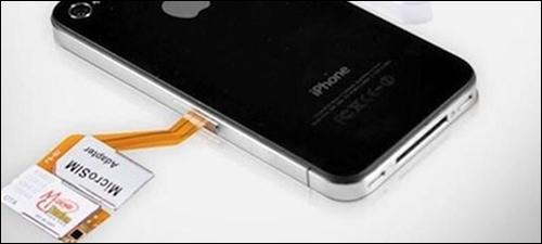 Adaptateur double SIM pour iPhone 4