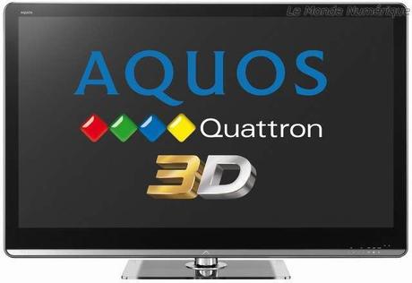 IFA 2010 : Sharp se lance dans la 3D avec la gamme TV LED Aquos Quattron LE925