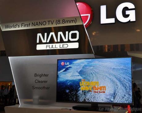 IFA 2010 : LG lance des TV Nano LED LEX8 de seulement 8,8 mm d’épaisseur